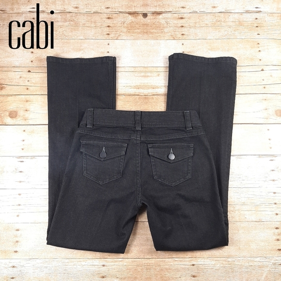 CAbi Black Jeans Size 4 - Picture 1 of 4